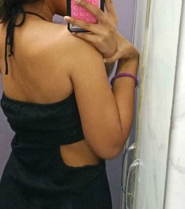 Black Cutout Mini Dress