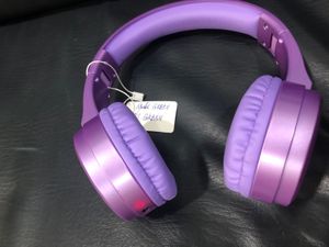 Cute Purple Bluetooth Headphones