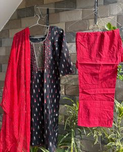 Black & Red Partywear Suit