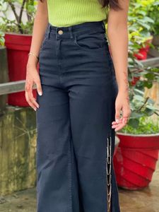 Embellished Black Jeans