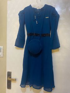 Navy Blue Dress (partywear)