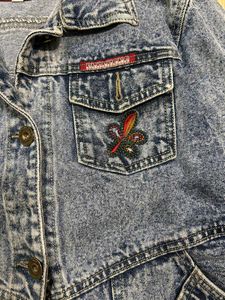 Retro Bubuhong Denim Jacket
