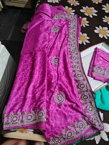 Elegant Pink Saree