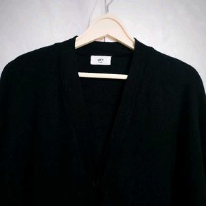 Black Knitting Cardigan