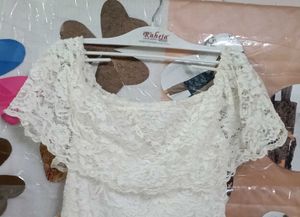 White Lace Bodycon Dress
