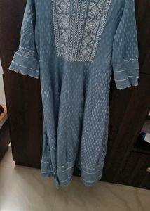 Cotton  Gaun With Dupatta