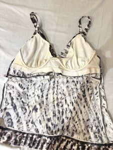 Beautiful Animal Print Under Wire Top