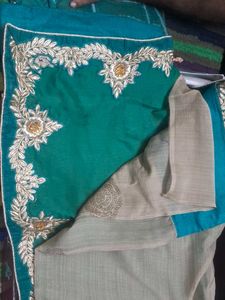 Elegant saree with blouse
