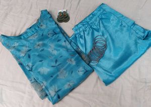 Elegant Blue Kurta Set