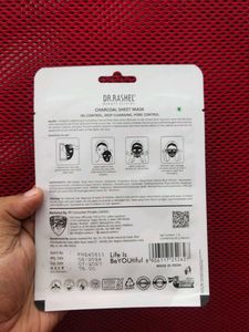 CHARCOAL SHEET MASK + Freebie