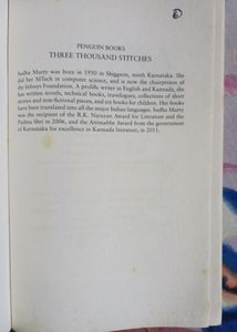 Three Thousand Stitches By Sudha Murthy
