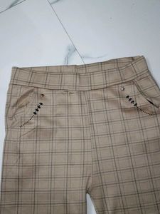 Checked Trousers