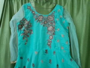 Partywear Embroidered Gown
