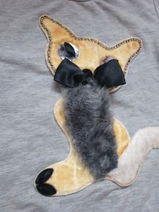 Cat Embroidered Girls Cute Cardigan