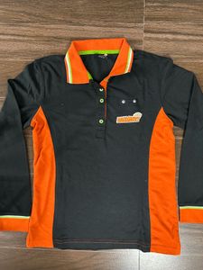 Retro Subway Long Sleeve Polo