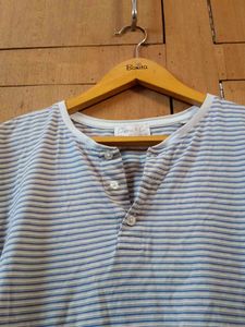 Striped Henley T-Shirt