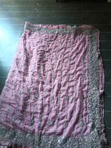 Pink Embellished Ethnic Skirt