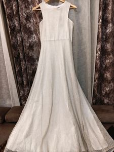 ⬇️Price Drop⬇️ White And Gold Gown