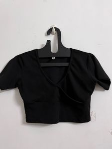 Black Crop Top