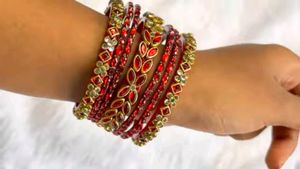 Glass Bangle Set (8 + 6 Sides)