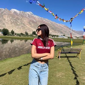 Maroon Crop Top