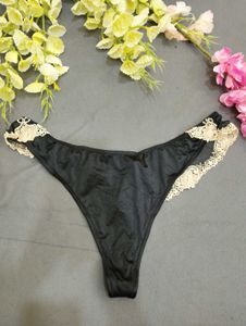 Lace Trim Thong✨