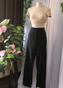 Vintage Black Straight Leg Pants