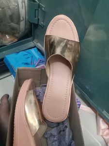 Heels Sandal Golden Colour