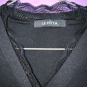 Elegant Black Knit Top