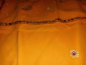 Elegant Floral Saree