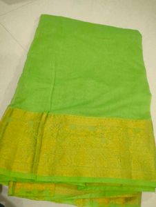 Lime Green Saree🥻