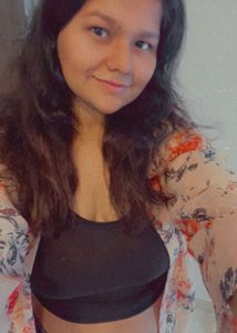 Floral Shrug & Black Innerwear