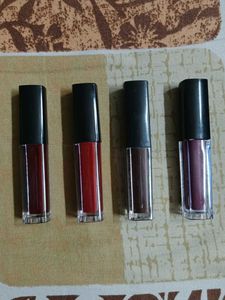 Set Of 4 Liquid Matte Mini Lipsticks