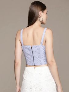 Schiffli Corset Top