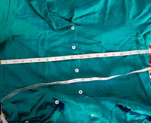 Sea Green Kurta Heavy Raayon