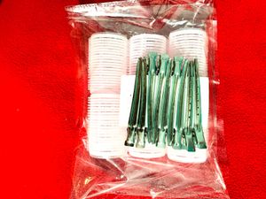 Hair Rollers and Clips Set👍💯