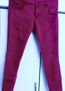 &#34;&#39;Ginger&#34; Red Jeans