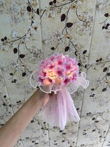Pink Flower Lamp