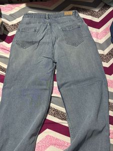 Wide Leg Denim Jeans