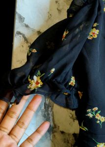 Floral Print Mini Dress