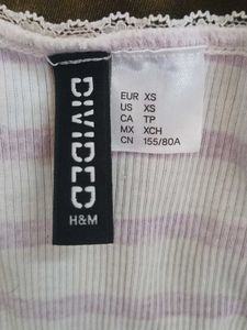 Striped Ribbed Top