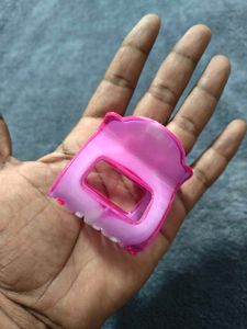 Pink Claw Hair Clips - Y2K