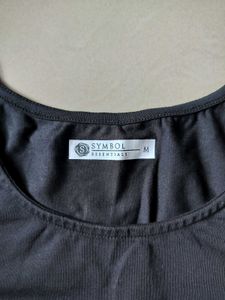 Basic Black Crop Top