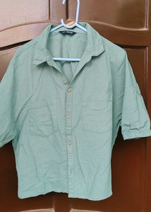 Green Boxy Shirt