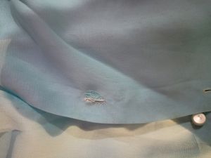 SKY BLUE GEORGETTE KNOT TOP