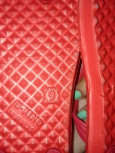 New  Red Flip Flop