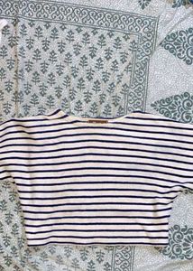 Striped Cropped Top