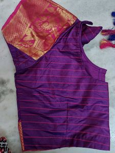 Striped Purple Blouse
