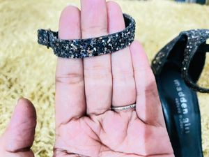 Madden Girls Sparkle Block Heels