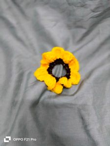 Sunflower Scrunchie